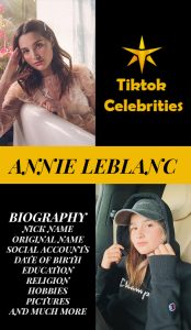 Annie LeBlanc Poster for Pinterest