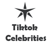 tiktok celebrities logo in black colour