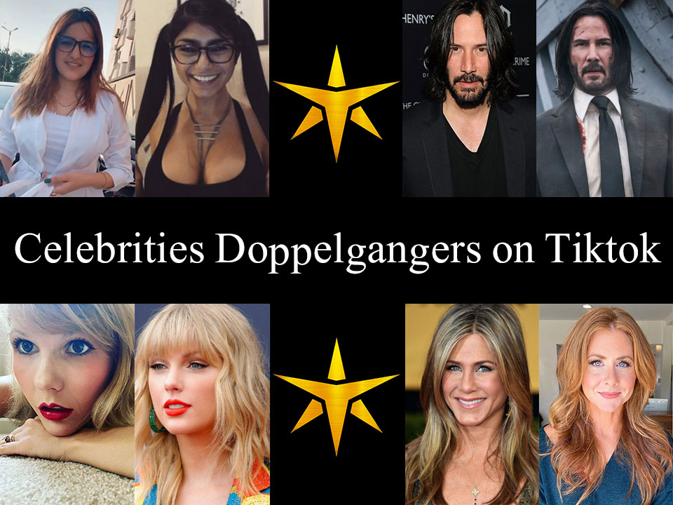 Top Celebrities Doppelganger on Tiktok, Hareem Shah, Mia Khalifa, Jhon Wick, Taylor Swift and Jennifer Aniston