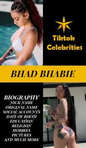 Bhad Bhabie Post for pinterest