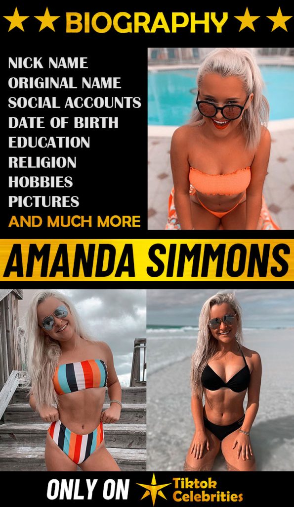 Amanda Simmons Biography, Wiki and Pictures - Tiktok Celebrities