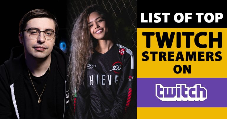 Top Twitch Streamers