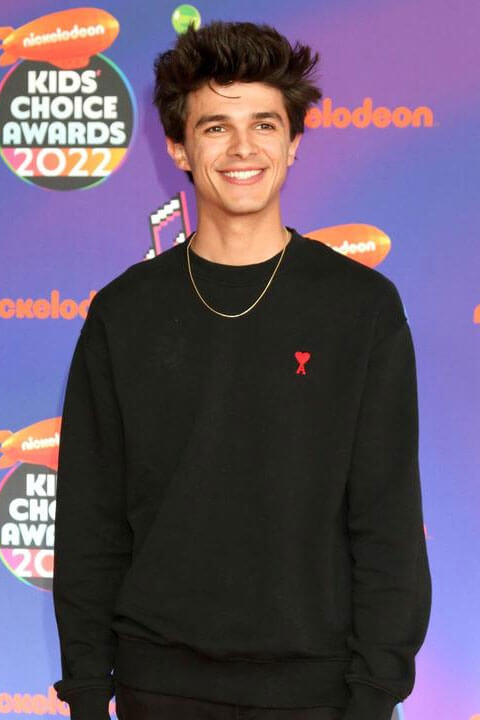 A photo of Brent Rivera, a popular American YouTuber and social media personality. He is 25 years old and lives in Huntington Beach, California. He is shown smiling and looking at the camera.