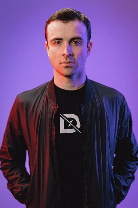 DrLupo famous youtuber looking serious in Black tshirt and Jacket